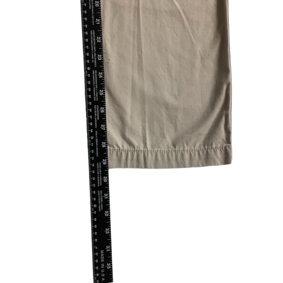 LL Bean Straight Leg Chino Khaki Pants Size 4 - Picture 6 of 7